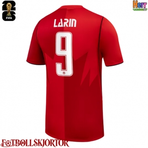Kanada Cyle Larin #9 Hemmatröja VM 2026 Kortärmad